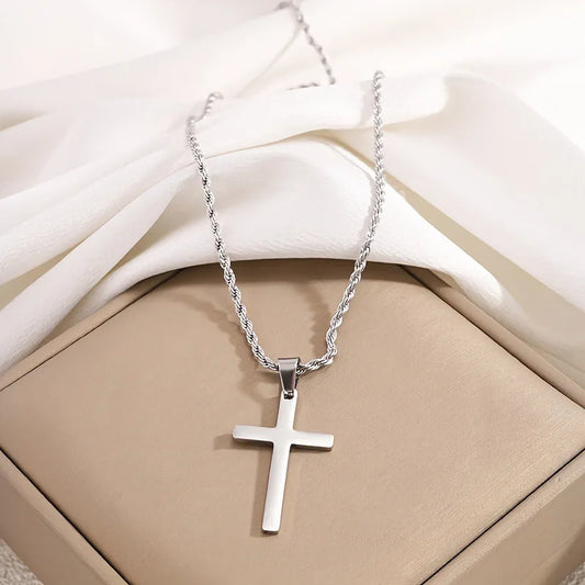 Stainless Steel Cross Necklace